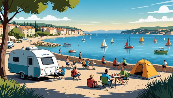 Découvrez les Joies du Camping à Saint-Cyr-sur-Mer : Votre Évasion au Bord de l'Eau avec Campasun