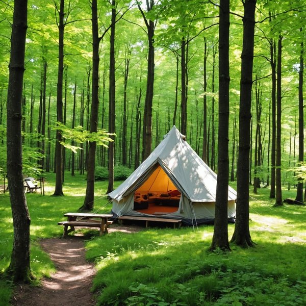 Vacances Éco-responsables en Auvergne : La Simplicité d'un Camping Écologique